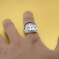 Vintage Tree Rings for Men Punk Tree of Life Ring Lucky Tree Life Men Ring Punk Rock Male Jewelry. 