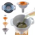 4 IN 1 Funnel Set With Strainer Cooking Oil Dispenser Kitchen Gadget Tool. 