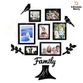 Lifestyle Glory Brand 3D Family Tree With Sparrows Wooden Laser Cutting Wall Art I Wall art I Wall art for room decoration I Wall art for room I Leaves wooden wall art I Wall art for bedroom I Wall art frame I Wall arts. 