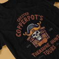 Chester Copperpot's Treasure Hunt Tours TShirt For Male The Goonies Movie Clothing Novelty Polyester T Shirt Comfortable. 