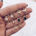 Small Gold Hoop Earrings for Women Evil Eye Huggie Earring Star Earrings Gift For Women Black Hoops Earrings Jewelry. 