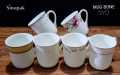 Mug Set Bone China - Original - Bone China Cups - 6 Pieces. 