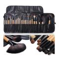 24Piece Bobbee Brown Makeup Brush Set With Leather Pouch. 
