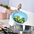Rice Sieve Plastic Colander Kitchen Drain Basket with Handles Rice Bowl Strainer Strainer Basket Sink Drain Kitchen Tools. 
