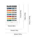 Decoration Basic Music Piano Scale Poster Educational HD Printed Guitar Chord Chart Waterproof Music Learning WallChart School. 