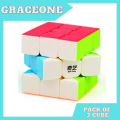 Rubik Cube 3X3 QY, Original Rubik Cube 3x3x3 Sticker less, Best Quality Fast Speedy Magic Rubik Cube , Best Scramble Cube. 