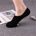 1 Pair of Loafer Socks for Men and Women No Show Sockes Cotton Loafer Low Cut Socks Ankle Socks in Plain Random Colors (Black Blue White Grey). 