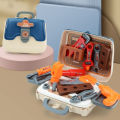 2In1 Protable Mini Tool Bag Construction Accessories Toddler Tool Box Gift For kids. 