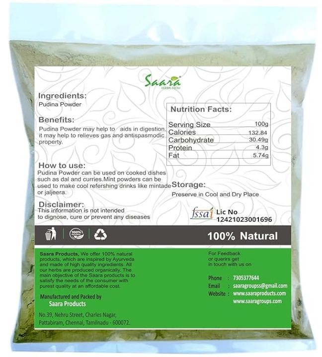 Mint%20Leaves%20powder%20Pudina%20Powder%20100%20%20grams%20-%20Image%202