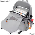 BAGSTREET Laptop Bag for Men and Women Water Resistant Polyester Business Travel Backpack 15.6 Inch. 