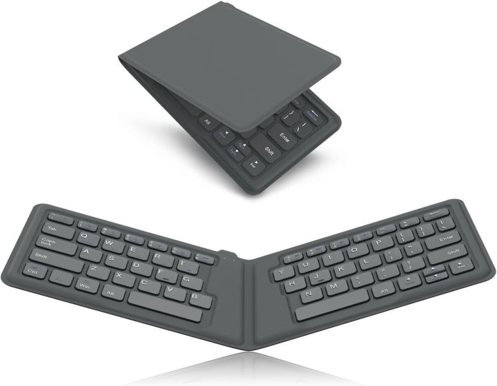 Foldable Keyboard Bluetooth , Ultra-Slim Portable Wireless Keyboard Rechargable