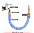 HMT    Techmanistan 4 Modes High Pressure Brass Direct Nozzle Booster, Pure Copper Direct Spray Nozzle Adjustable Water Outlet, Adjustable Hose Nozzle Garden Brass Spray. 