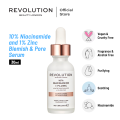 Makeup Revolution London - Skincare Blemish And Pore Refining Serum 10% Niacinamide + 1% Zinc 30ml. 