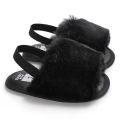 Newborn Toddler Baby Girls Summer Sandal Shoes 6 Style Fur Solid Flat With Heel Outfit 0-18M. 