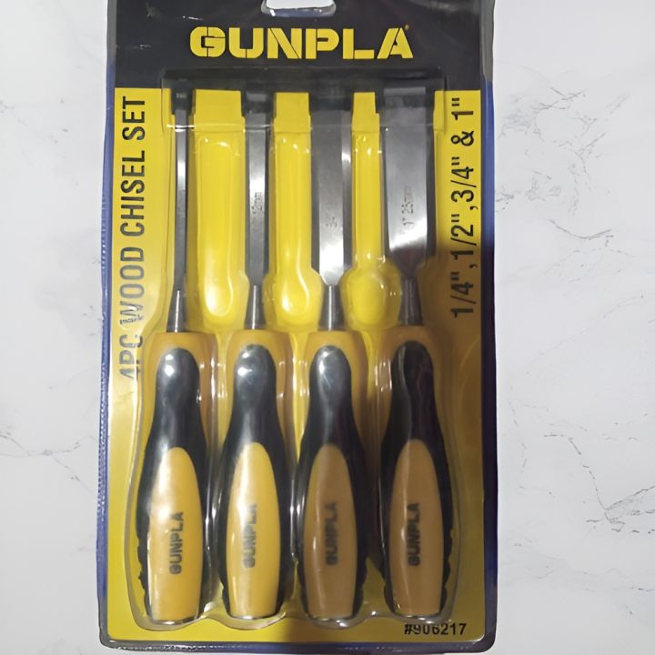 "Professional Wood Chisel Set with Smooth Cutting Action - Ideal for Precision Woodworking Projects & Smooth Woodworking Tool for Precision Carving and Crafting -  Comfortable grip handles for extended use without fatigue - Complete Set multiple Sizes"