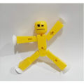 SF Sucker Stickman Kids Toy 1PC Random Color Handmade Model Versatile Doll Figurine Toys. 