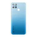 Realme C25y Back Body Casing Housing Replacement with Battery Back Door, Power and Volume Buttons, and Camera Lens For Realme C25Y - Blue. 