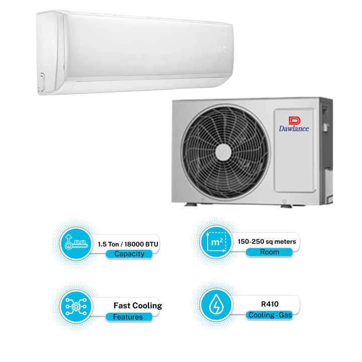 Dawlance 1.5 Ton normal split Air Conditioner Extreme 30 - 18000 BTU - white