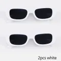 Classic Rectangle Frame Sunglasses for Women & Men| Vintage Small Square Sunglasses. 
