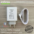 Original Infinix 70W Fast Charger for Inifinix Smart Pho  | Infinix 70w charger with Cable  | Infinix 70w Adapter for Infinix Note 40 Pro  | Inifinix 70W Adapter With  Type C Cable Compatible with Infinix Zero Flip, Note 40 Pro and many other devices. 