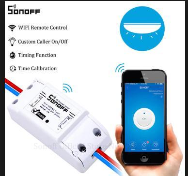 Orignal Sonoff Basic Wifi Smart Timer Switch socket Android IOS 10A 2200 Watts With Orignal SonOff Packing