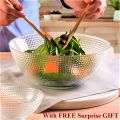 Imported High Quality Generation Crystal Design Glass Bowl (Large). 