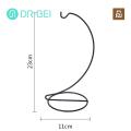 Iron Hanging Rack Spiral Design Glass Ball Holder for Home Garden Decor Stable Iron Base Stand for Air Plant Terrarium Witch Ball Wedding Office Decoration Decorative Item Showcase Stand. 