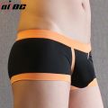 Hot sell AIBC boxers shorts new men s underwear household leisure comfort pants wide edge low waist cross border. 
