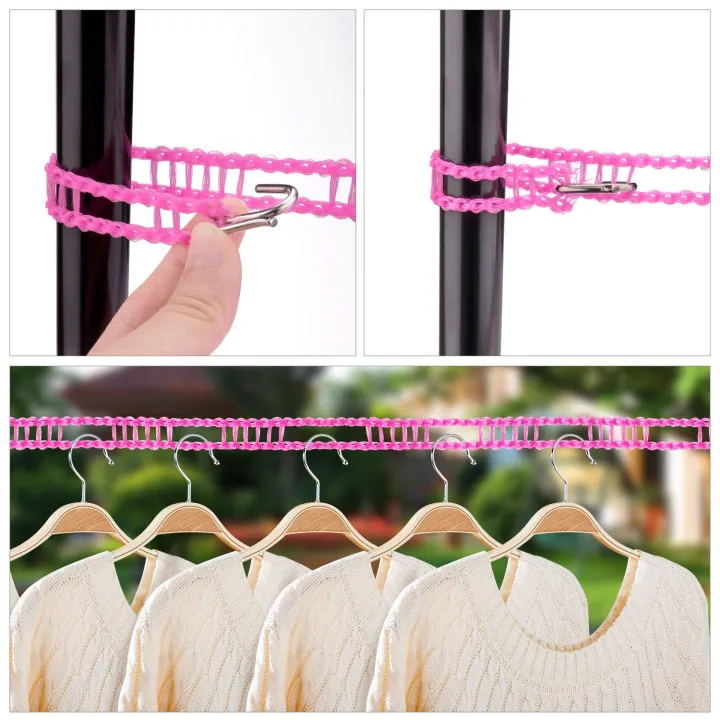 5 Meters Clotheslines Clothes Dryer Outdoor Cloth Hanging Rope Windbreak Non-slip Clothesline