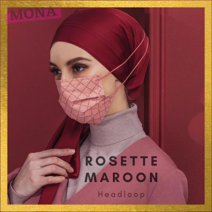 Jovian headloop mask Jovian mask KF94 Siti Nurhaliza face mask Monogram Design 3ply mask headloop jovian Original