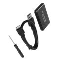 MSATA to USB 3.0 SSD Enclosure External Hard Drive for 30x50mm 30x30mm MSATA SSD. 