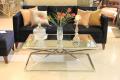 Diamond Center Table Stainless Steel. 