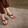 PIORRI by Aerothotic - Mirela Women’s Strappy Natural Leather Slingback Sandals. 