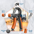 DYNAMIC LIFE Hand Grip Strength Trainer, Adjustable Resistance spring, Fingers Wrist Forearm Exerciser Workout Gear Home Fitness Gym Exercise Equipment. 
