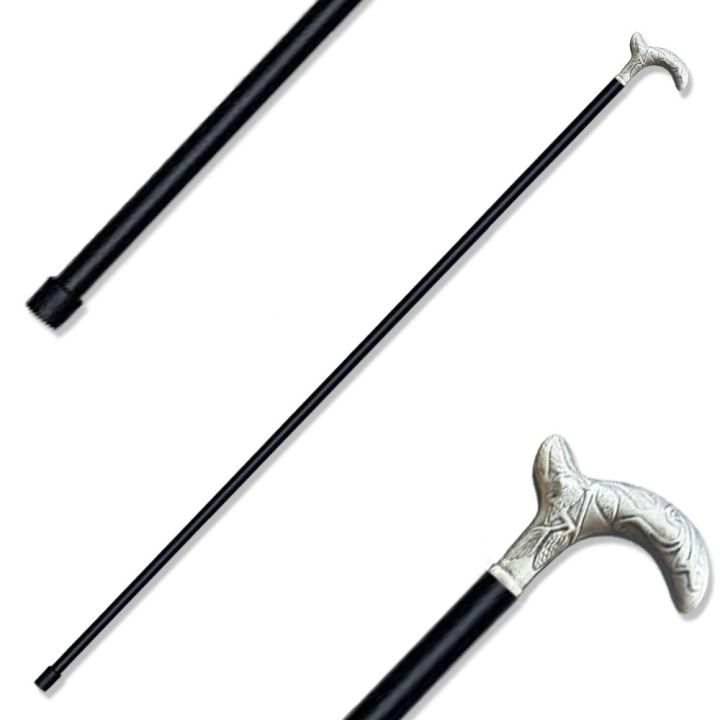 Ornate Art Handle Walking Stick_Ornate designer cane, Vintage walking cane, Stylish walking stick, Handcrafted walking cane, Walking stick for support, Ornate designer cane.