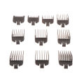 10PCS Hair Clipper Combs Guide Kit Hair Trimmer Guards 1.5-25MM Salon Tools. 