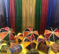 Wedding Velvet Umbrella | For | Nikkah,Maiyun, Mendhi, Dholki, Shadi, Decor |. 