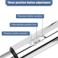 Adjustable Ratchet Hand Tap Wrench Hand Tapping Fittings M3-M8 with Forward and Reverse Wrench. 