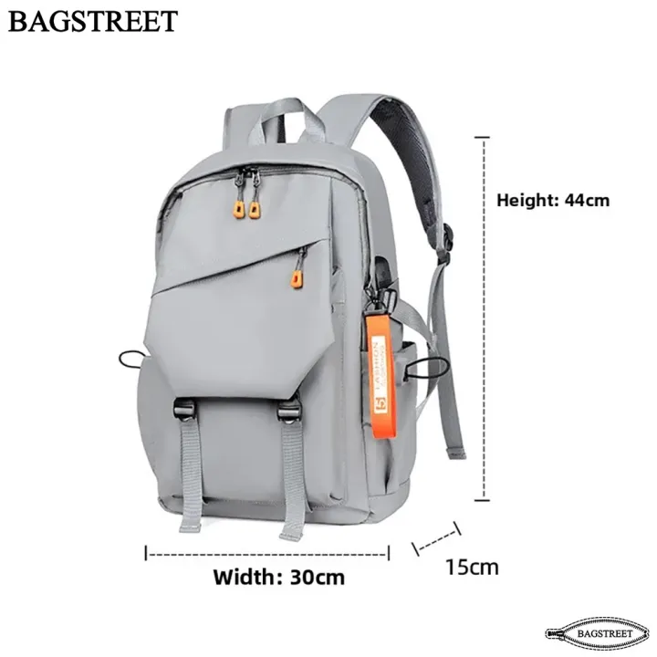 BAGSTREET%20Laptop%20Bag%20for%20Men%20and%20Women%20Water%20Resistant%20Polyester%20Business%20Travel%20Backpack%2015.6%20Inch%20-%20Image%208