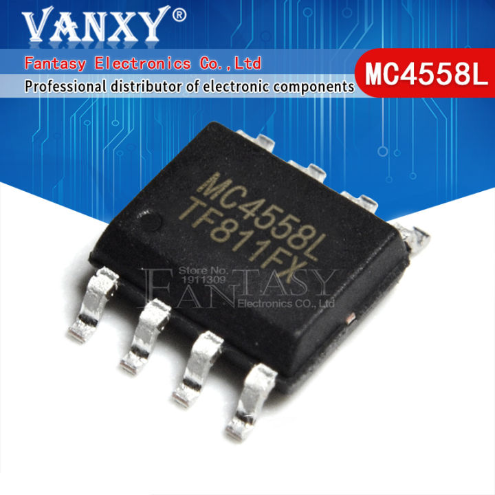 10pcs MC4558L SOP8 MC4558 SOP 4558 SOP-8 Operational Amplifier new original
