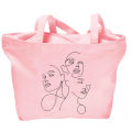 Face Line Tote l Aesthetic Tote Bag SUPER HEAVY WEIGHT SHOULDER TOTE SHOPPING CANVAS BAGS. 