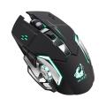 Free Wolf X8 Silent 2.4GHz 2400DPI 6 Keys Wireless Optical Mouse USB Receiver. 