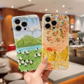 AMORVOR for Samsung Galaxy A04 Back Cover Beautiful Scenery Flowers Hard Phone Case Camera Protection Mobile Cover. 