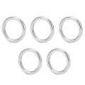 Hi Mall 5PCS Welded O Ring Stainless Steel Marine Grade Round for Sailing Diving Luggages. 