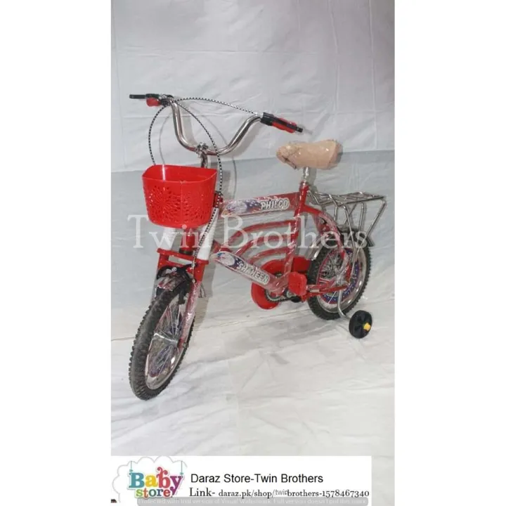 Four%20Wheel%20Bicycle%20With%20Basket%20&%20Supporting%20Tyre%20-%20Image%203