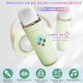 Mini Bluetooth Speaker with Wireless Microphone - Karaoke, TF Card, FM Play, Hi-Fi Bass, and Free Talk - Perfect Children's Birthday Gift. 