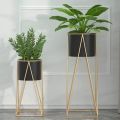 Planters - Planters Pot - Planters Pots flower stand - 2 Metal Plant Flower Floor Stand- Modren Planters Flower Pots - Flower Stands. 