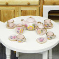 11Pcs 1:12 Dolls House Miniature Mugs Dish Cups Pot Set Toys Dollhouse Accessory. 