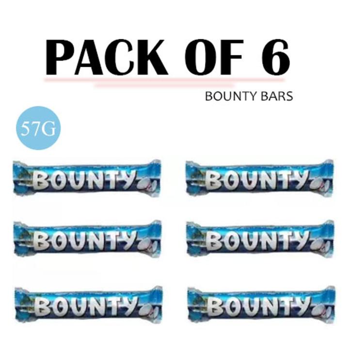 (Pack of 6) Bounty Chocolate 57-gram