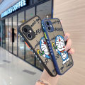 JIUMOO For Asus Zenfone Live ZB501KL Live L1 ZB501KL Case Side Square Edge New Design Phone Cases Thin Frosted Transparent Hard Pattern Silicone Casing Cartoon Cute Doraemon Cat Full Cover Camera Protection Shockproof Softcase. 